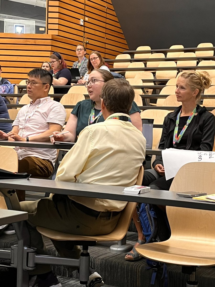Teachers reverse the roles today <a href="/ChemEd2023/">ChemEd2023-UofG</a> and do some group work. #IndigenousSymposium #ContinuousLearning #Guelph