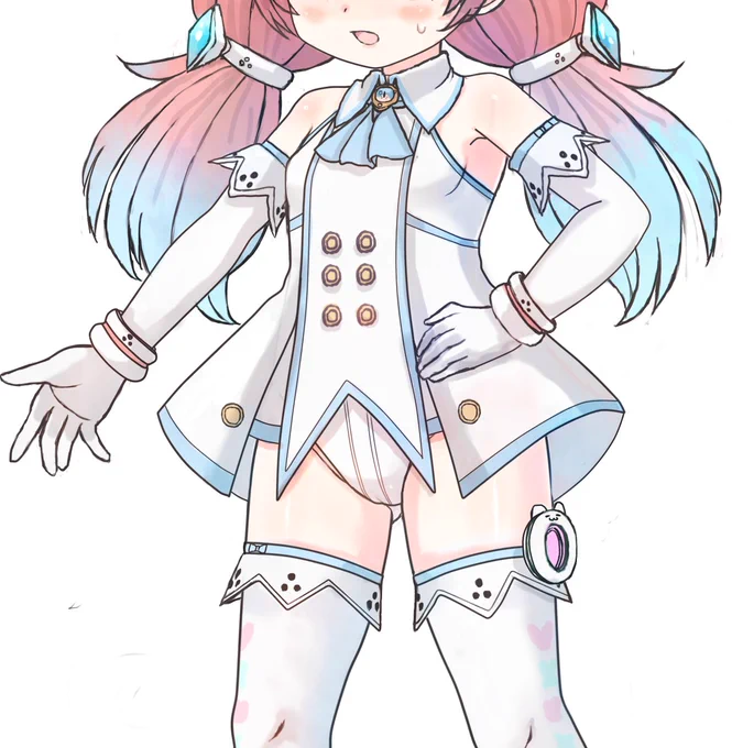#目元より下で切り出すとエロいらしいうちのこのウェンディ&amp;アルマです…!(*'▽`*) 