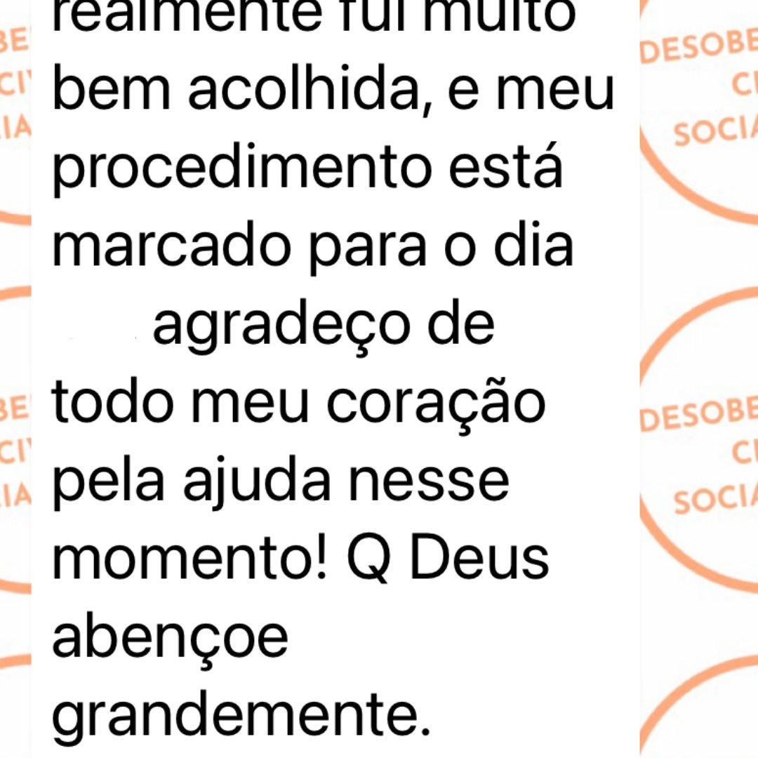 No SUS: legal, seguro, gratuito e cuidadoso.

Se é direito, tem que ser legal;
e se é legal, tem que ser direito.
PIX: doacoes@milhaspelavidadasmulheres.com.br

#abortonapauta #abortoforadoarmario #eutbmfiz #milhaspelavidadasmulheres