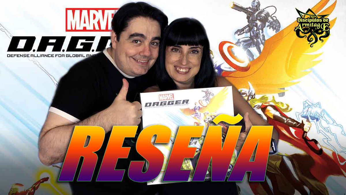 DiscipArmitage's tweet photo. Bueno, tras haberle dado varias partidas, venimos para contaros que tal está este #Marvel D.A.G.G.E.R. de @FFGames_ES ¡Vengadores...!
💥https://t.co/Eg00hxPA1r
#juegosdemesa https://t.co/Cxu99N3bVE