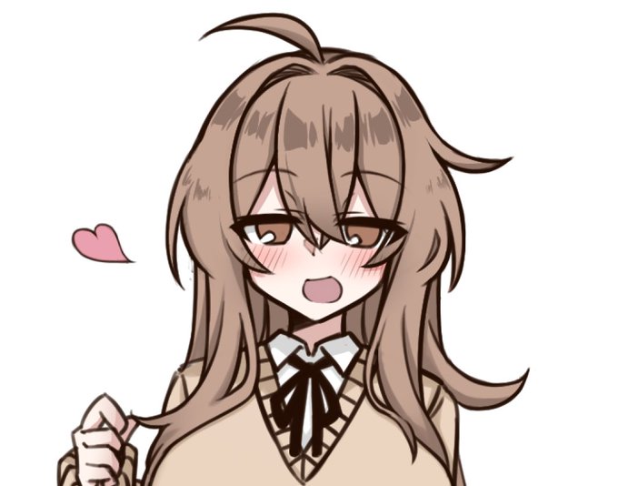 立ち絵綺麗にしつつそんな顔もできたんだな…と見切り発車で表情差分描いて遊んでる 