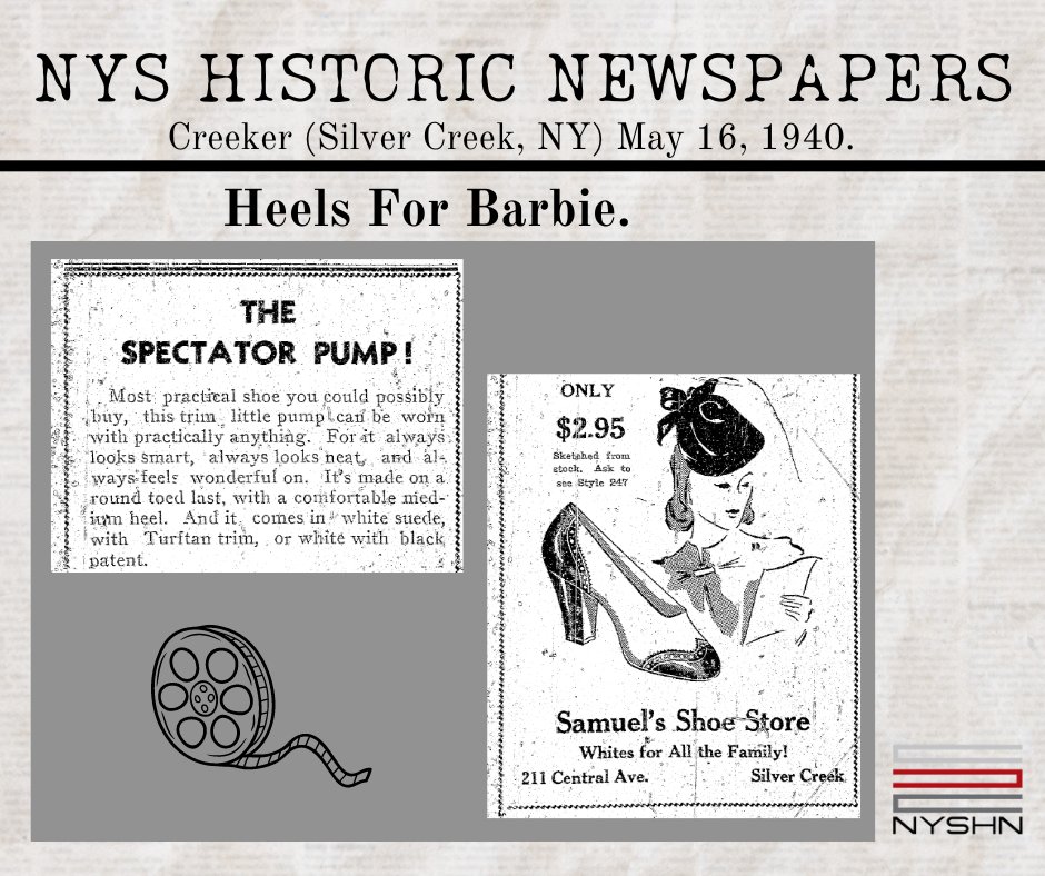 We love playing dress up with Barbie and looking for new fashions to adorn her! These white suede spectator pumps from Samuel's Shoe Store seem like the perfect everyday shoe for Barbie. Did you see the movie yet?