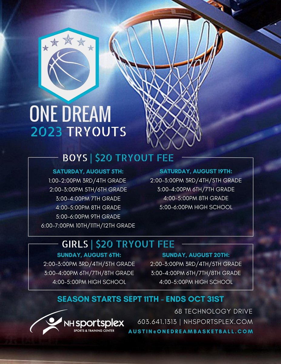 Tryouts for the Fall 2023 season is live‼️ Girls teams are now in full swing, ONE DAY SATURDAY TOURNAMENTS for the fall! Link to register is below 💪.. let’s do it family 🔵⚪️ #BleedBlue #onedream #tryouts