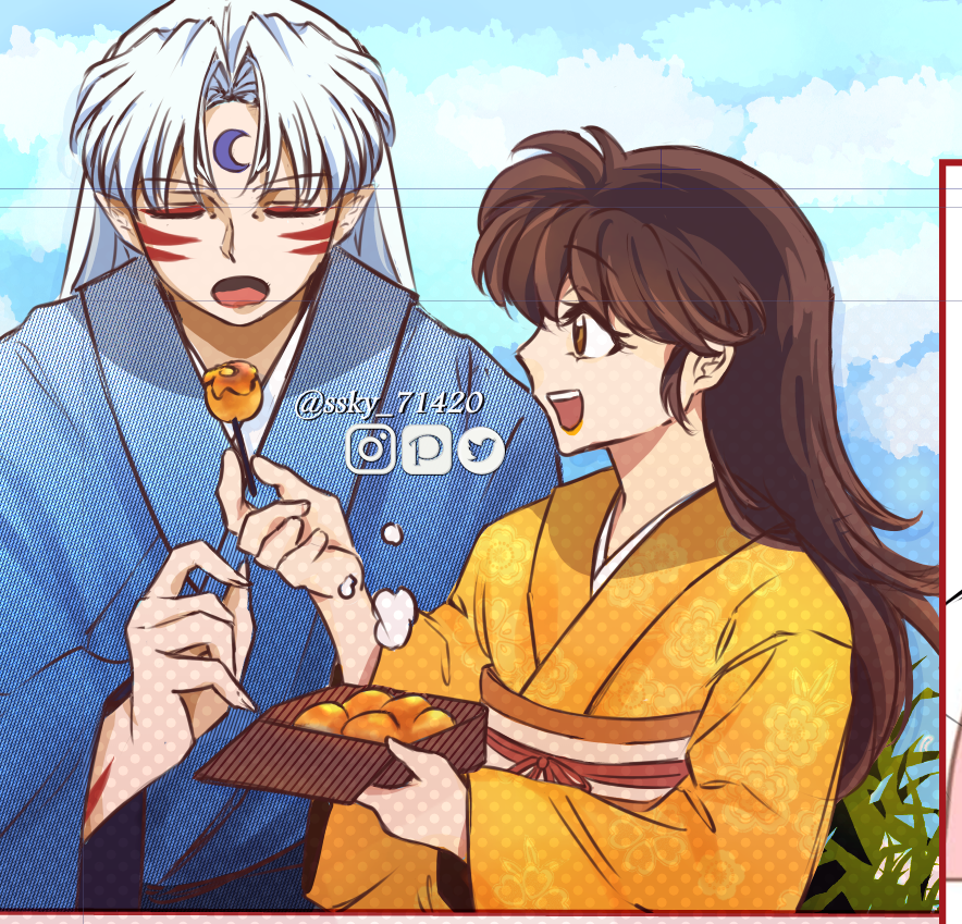 ray_ssky2's tweet photo. 😋ñam~ ♡  
#半妖の夜叉姫 #犬夜叉 #殺生丸とりん #殺生丸 #殺りん #りん #rin #sesshomaru #sessrin https://t.co/0Xk452T8Z1