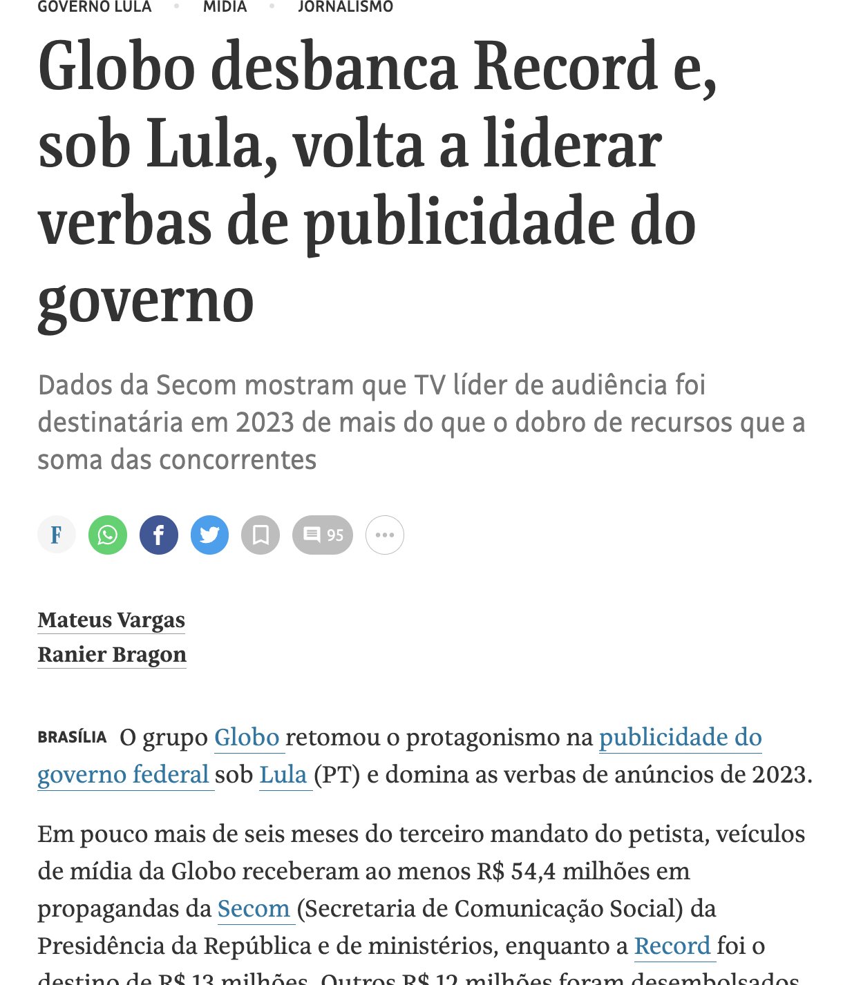 Grupo Globo - Mídia e Conteúdo