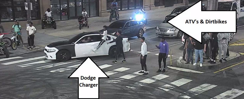PPDCommish's tweet photo. As I said, those that engage in dangerous, criminal behavior in our city must face consequences. Yes - there are cameras everywhere - and we will find you. Our investigators are continuing to go through evidence, and your tips can help! https://t.co/wcZuC2oMKS https://t.co/eH2KDfrOCB