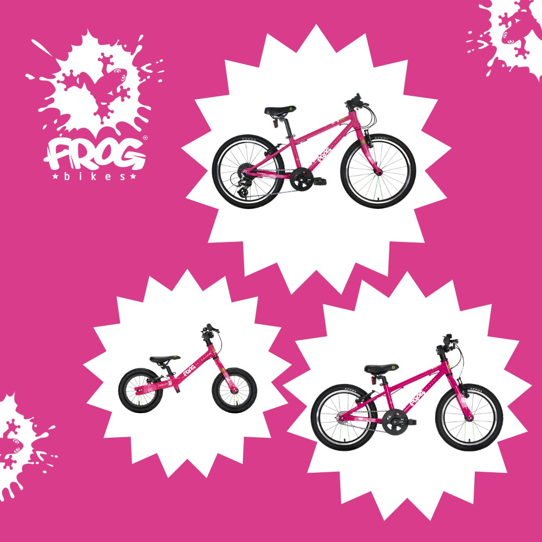 frogbikes's tweet photo. ๐ Join the Pink Brigade! ๐
Add a splash of pink to your child's biking adventures๐ Whether they're exploring the park, pedalling through enchanted forests, or racing friends in #Barbie themed fantasies, these #pinkbikes will make every moment truly special!
#FrogBikes https://t.co/k6gB5UJVSt