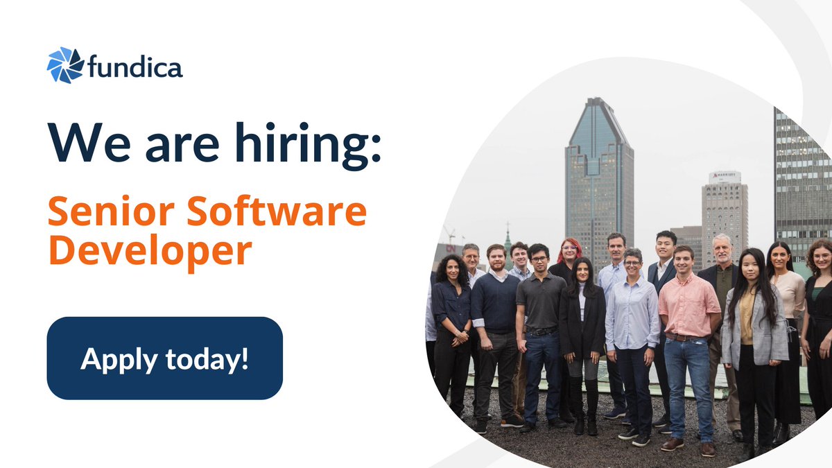 🚀 Join our team as a Senior Software Developer! 🚀

We're seeking a tech-savvy problem solver with a passion for innovative solutions. Let's create something incredible together!

Apply now! ➡️ hubs.ly/Q01YD_Yz0

#hiring #softwaredeveloper #seniordeveloper #techjobs