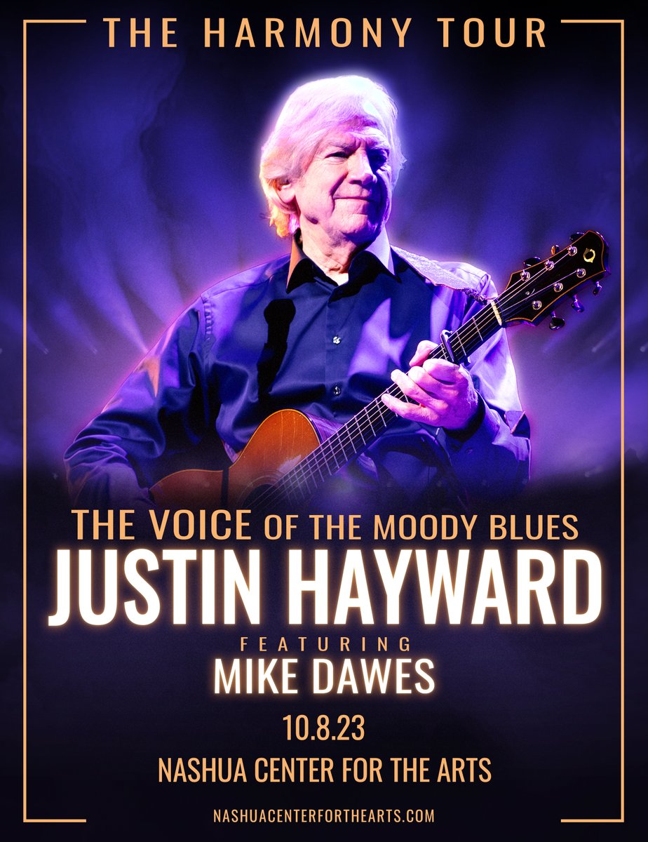 SpectacleShows's tweet photo. New Shows Announced at the @nashuacenterart👇

Justin Hayward on Sunday, October 8 at 7pm
🎫 https://t.co/ErY0QLcaqB 

Peace Frog The Doors Tribute Band on Friday, October 20 at 8pm
🎫 https://t.co/qZDw3st4PF 

Tickets go on sale Friday at 10am https://t.co/v0fmtQBJNP