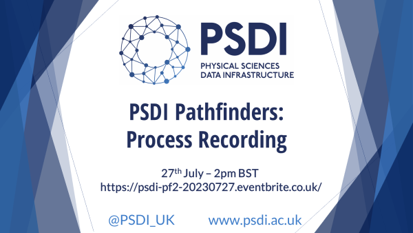 There's still a little time left to sign up for our webinar this Thursday. @SamiKanza will be presenting work on Process recording that is being undertaken in PSDI. psdi-pf2-20230727.eventbrite.co.uk