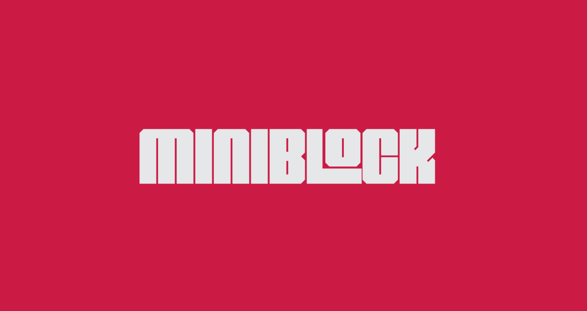 bluetypo's tweet photo. Miniblock Opentype font. Full $45.00 👇
https://t.co/tyVHaQzcOO https://t.co/3O1OXEkmZF