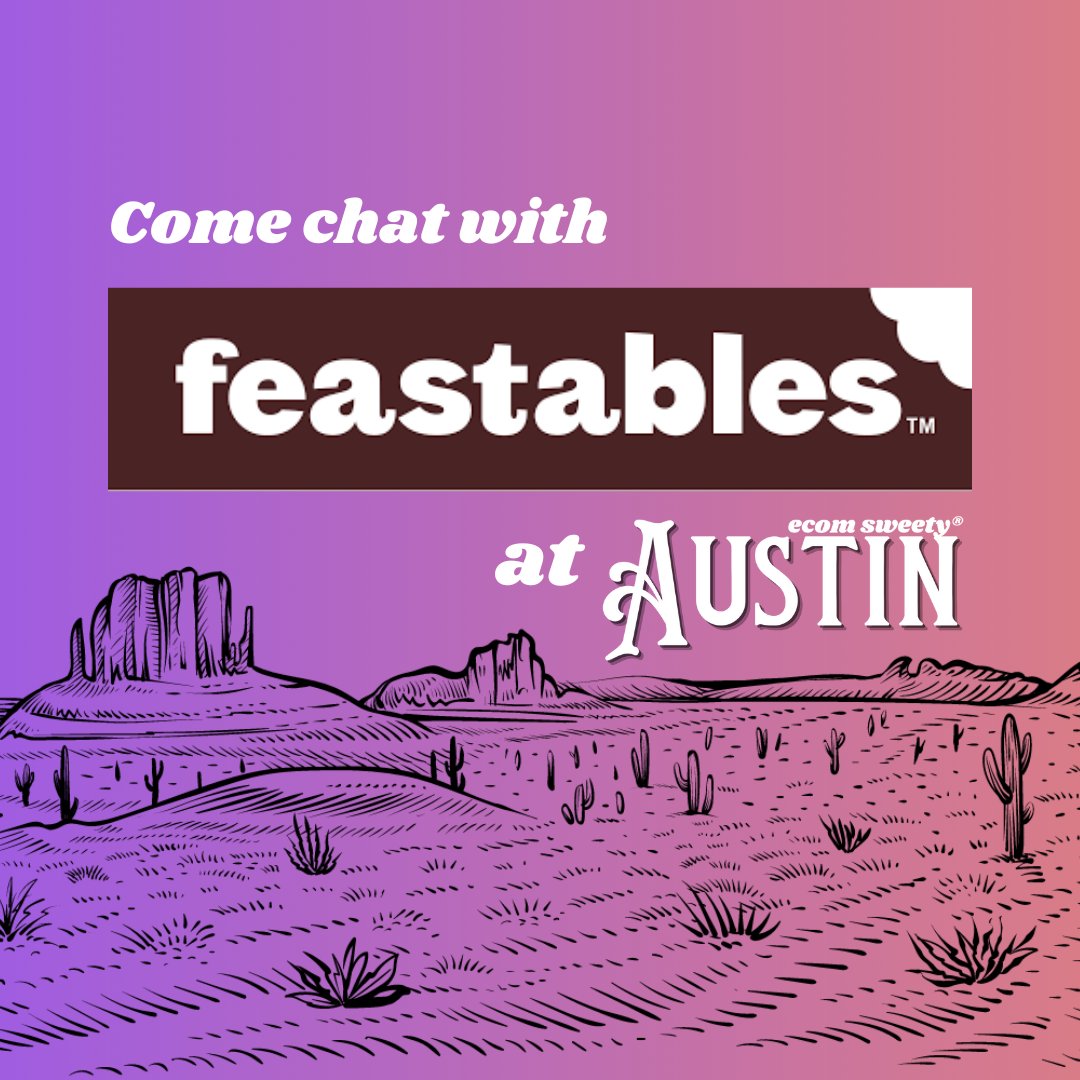 Blessed to be welcoming <a href="/Feastables/">Feastables</a> to #ecomsweetyAustin's lineup of speakers ❤️

Come hear Jess Cervellon, CX queen and VP of Customer Experience at Feastables, drop hot strategies you'll definitely want in your front pocket.

Tickets on pre-sale 👉 ecomsweety.io/tickets