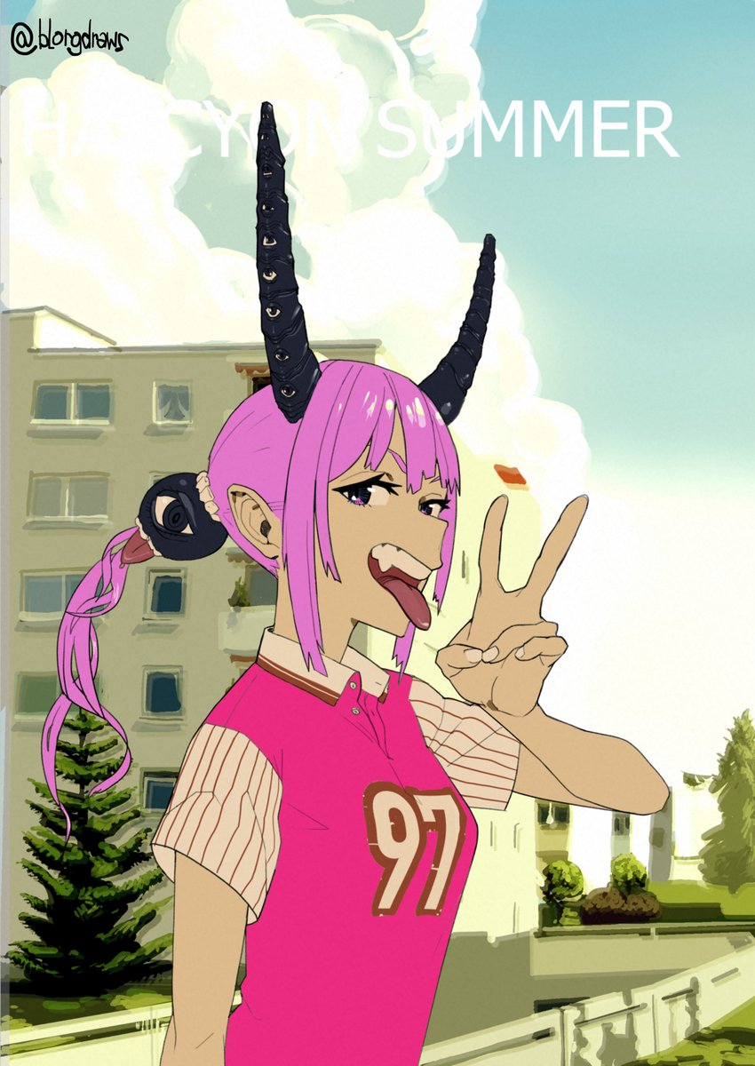 BlorgDraws's tweet image. Summer piece! ✌️