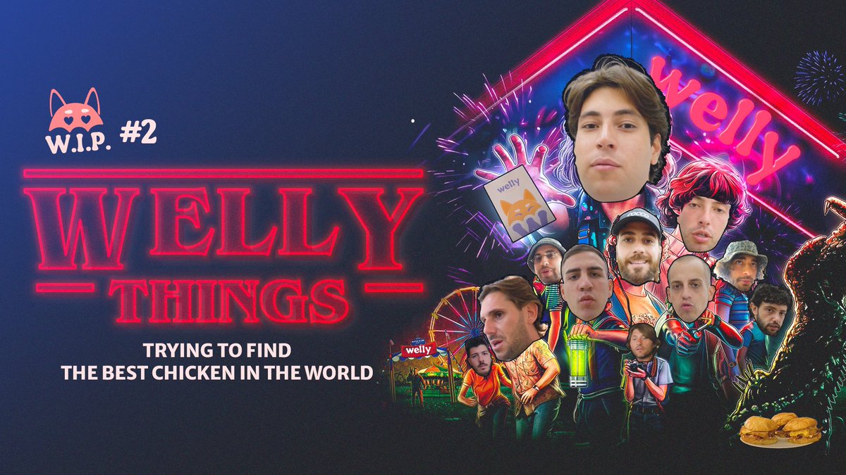 The second episode of WIP is out now! Join us as we discussed  the latest on the new packaging, the best chicken seller on the blockchain, and the mouthwatering taste test of the Welly menu! Don't miss it!

youtu.be/kp_Jye_4FfQ