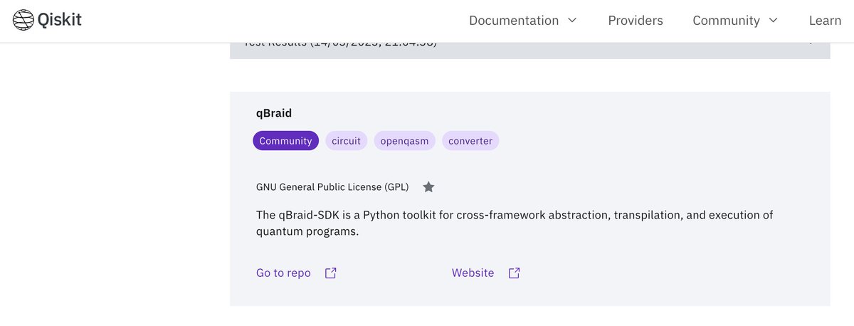The qBraid-SDK is now officially part of the Qiskit Ecosystem! qiskit.org/ecosystem #quantumcomputing #qiskit #qbraid #opensource