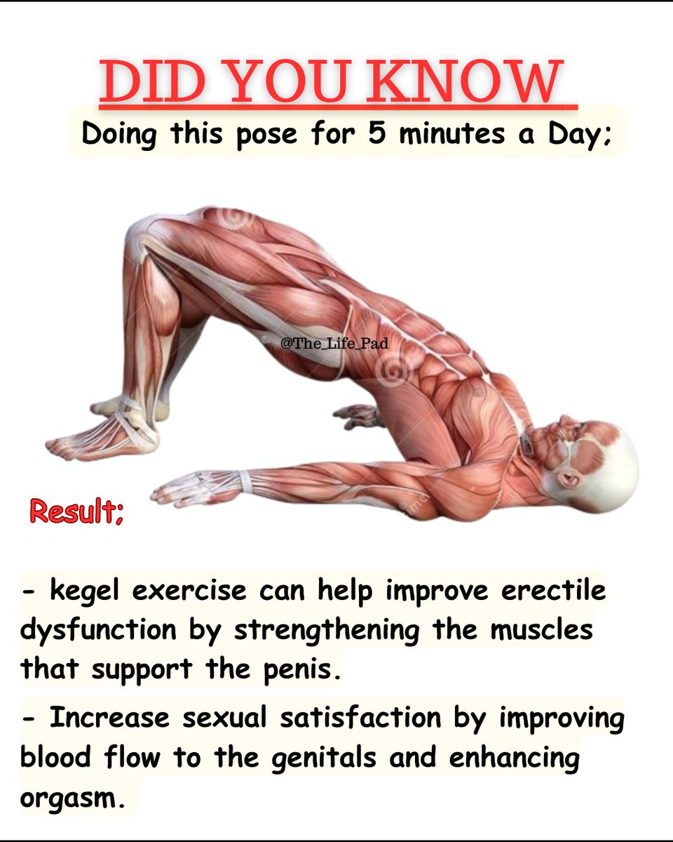 IbnMuhammed18's tweet photo. 5 Min. Exercise Routine Last Longer in Bed 🚀 Combat Premature Ejaculation
Save this;

1. https://t.co/79hnD2WriA