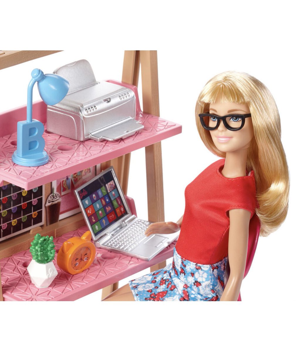 annshin's tweet photo. Working in the office today, feeling like life is “a photocopy of a photocopy of a photocopy.” #Barbie https://t.co/bYHmdPdNf7
