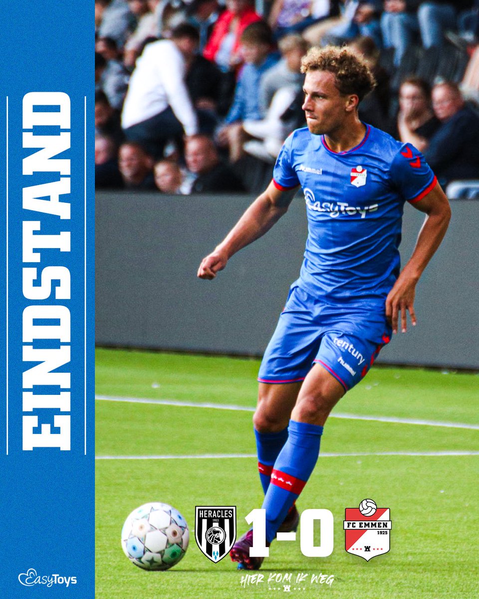FC_Emmen's tweet photo. De oefenwedstrijd tegen Heracles gaat helaas met 1-0 verloren.
#herEMM #HIERKOMIKWEG https://t.co/c0SA478TbF