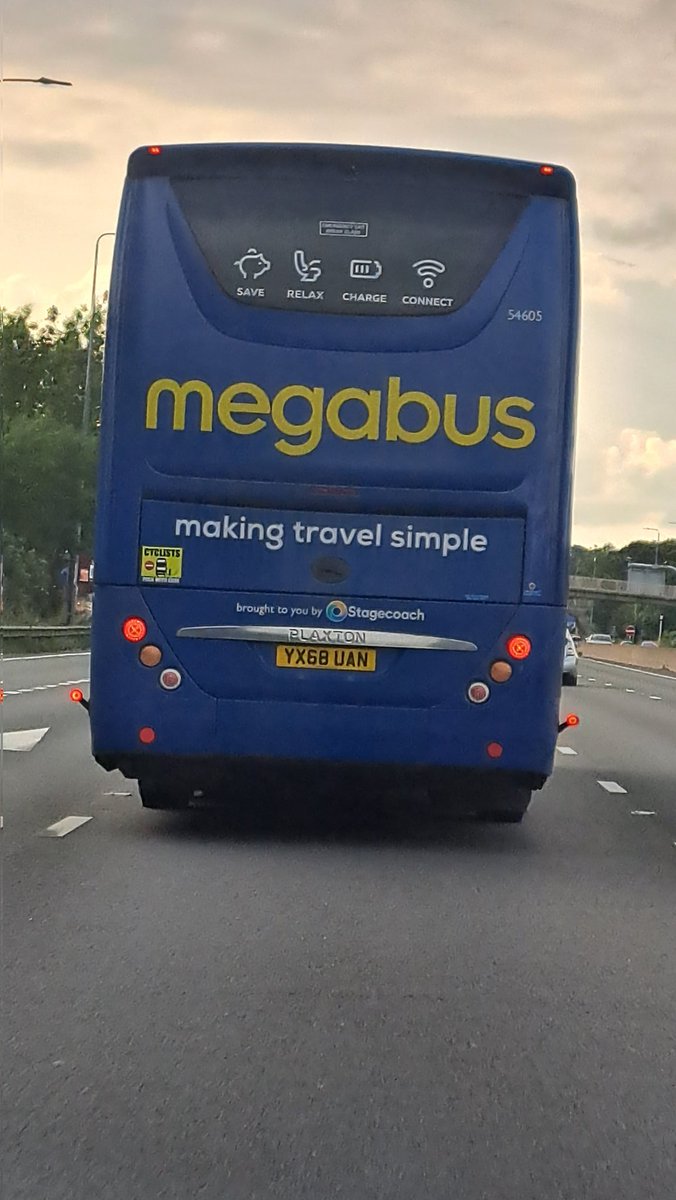 the_only_keredy's tweet photo. @megabusuk do you train your drivers to flick their bottom lip in a 'poor baby don't cry' manner to people they've almost just crashed in to. Beeped to alert this womble to stop pulling in to my lane &amp; into our car with kids too. Disgusting behaviour. M1. 7.05pm. Discipline him! https://t.co/A7Ym9C9AMI