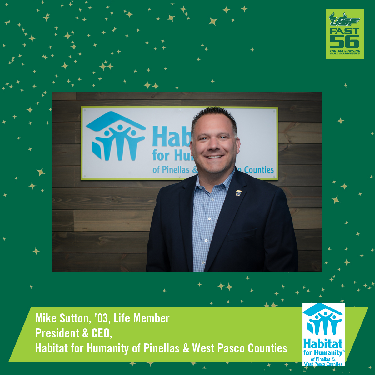 USFalumniAssn's tweet photo. Congratulations to 2023 #USFFast56 Award recipients @DCElive, @HabitatPWP, MADE and My Organic Turf! Join us Sept. 8 to celebrate all 56 winning companies and their amazing #Bull leaders. https://t.co/jf2Axu6WAR https://t.co/940f4gVNrz