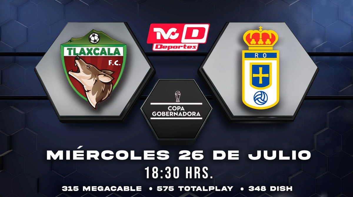 🔥 DUELO INTERNACIONAL 🔥

Este miércoles no te pierdas el duelo amistoso entre <a href="/Coyotes_Oficial/">Tlaxcala F.C.</a> y <a href="/RealOviedo/">Real Oviedo</a> desde el Estadio Tlahuicole en nuestra señal.

⏰: 18:30 HRS.
📺: 315 <a href="/Megacable/">Megacable</a> • 575 <a href="/totalplaymx/">Totalplay</a> • 348 <a href="/DishMx/">Dish México</a>

#RealOviedo #Coyotes