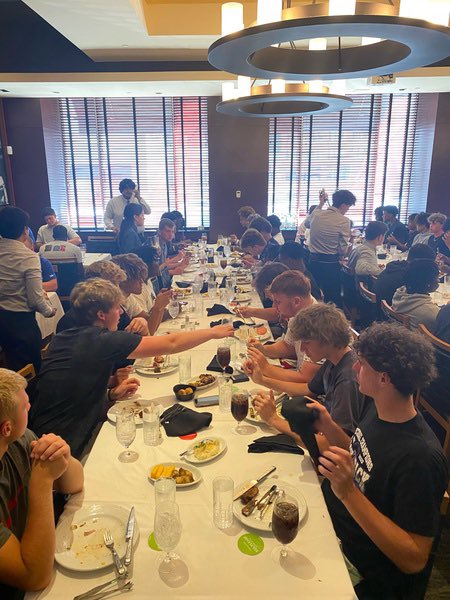 DogsGridiron's tweet photo. Celebrated the end of Team Camp and the start of the 2023 football season π!!
Thank you to #TMCTransportation for your generous donation to allow us to celebrate in style!!! @BHSdogsfootball #fogodechao https://t.co/NrrujTArTu
