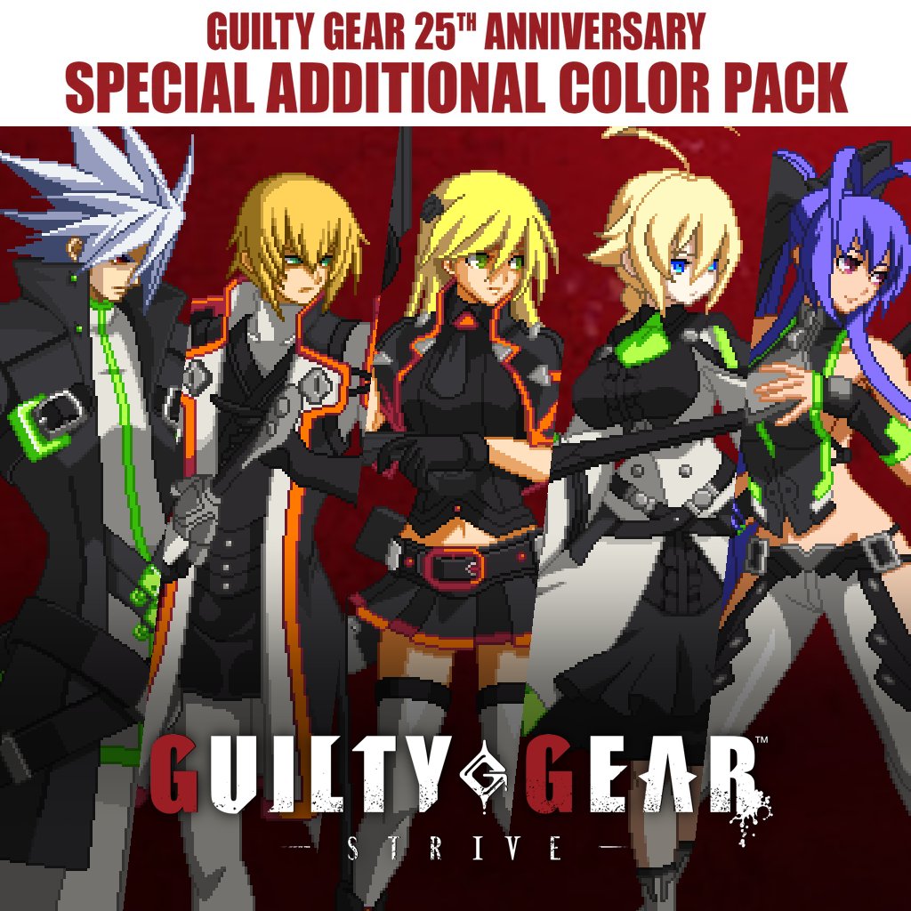 SegGel2009's tweet photo. Made a Palette Pack for #BBCF that gives everyone in the cast the special #GGST Guilty Gear 25th Anniversary Colors!
This pack comes with 3 colors for all characters, for a total of 108 colors in total.
Requires the #BBCFIM to use.
Download: https://t.co/kFmwBEeOJ9 https://t.co/fyESQi1QxF