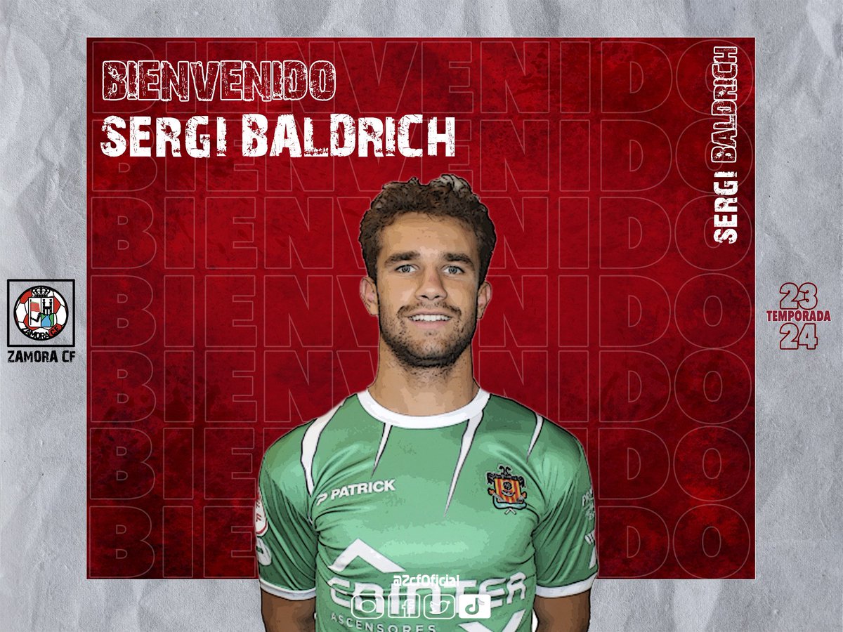 FICHAJE🚨|

El Zamora da la bienvenida al nuevo fichaje Sergi Baldrich”, delantero centro

14 partidos en Primera RFEF con tan solo 20 años🫡

¡Bienvenido Sergi!🍀

#VamosMiZamora