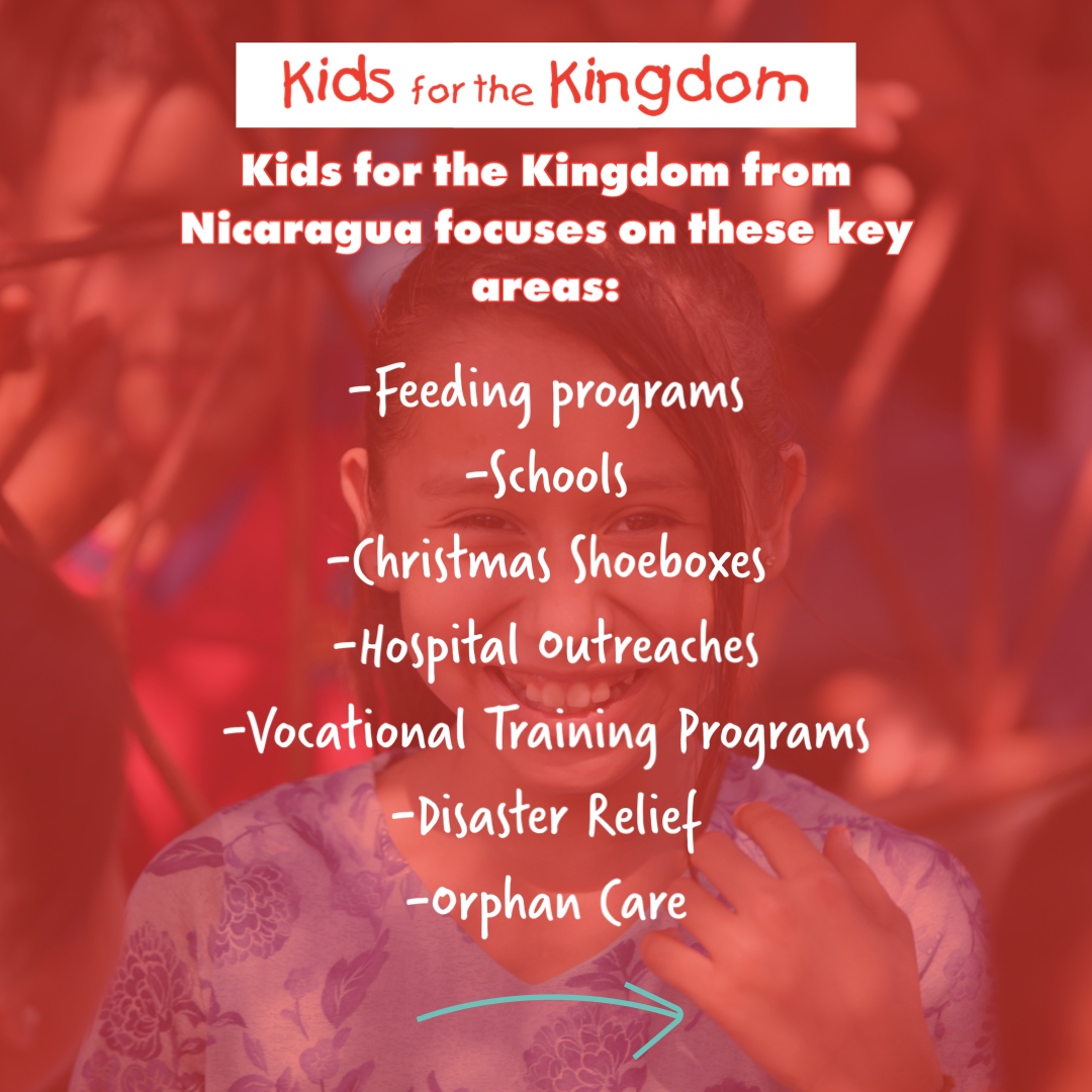 k4k's tweet image. Meet Kids for the Kingdom from #Nicaragua! National Director Mario Jose and Program Directors Rodiver and Victoria are transforming their communities with #feedingprograms, #disasterrelief, #educational programs, #vocationaltraining, #orphan care, and more! Swipe to learn...