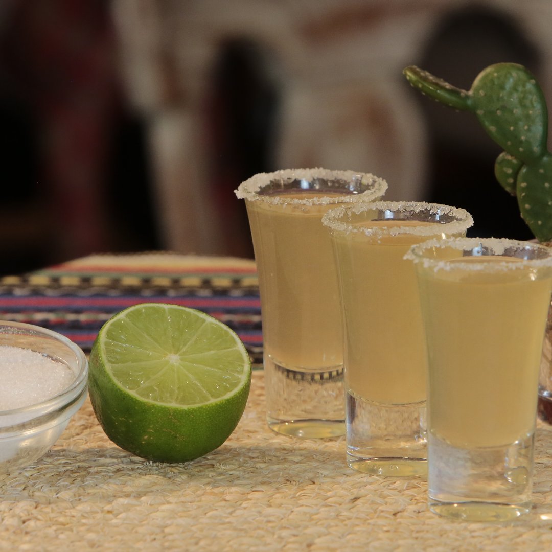 🥳 Happy National Tequila Day! 🍹 Time to shake things up and raise a glass to Mexico's finest spirit. 💃🇲🇽 Get ready for some margarita madness and join the fiesta! 🎉 #NationalTequilaDay #TequilaTime #CheersToMexico