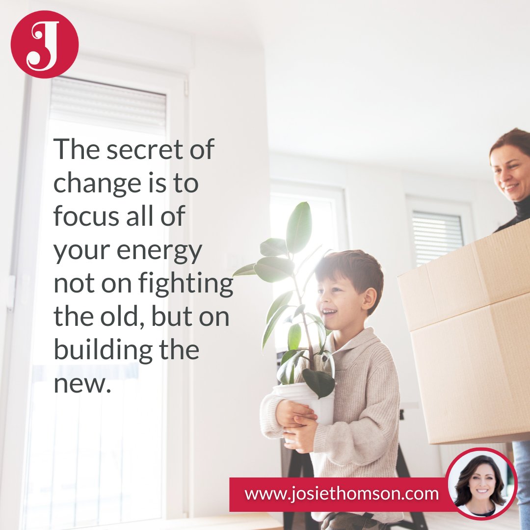 The secret of change is to focus all of your energy not on fighting the old, but on building the new. Jx #Brisbanecoach #futurelife