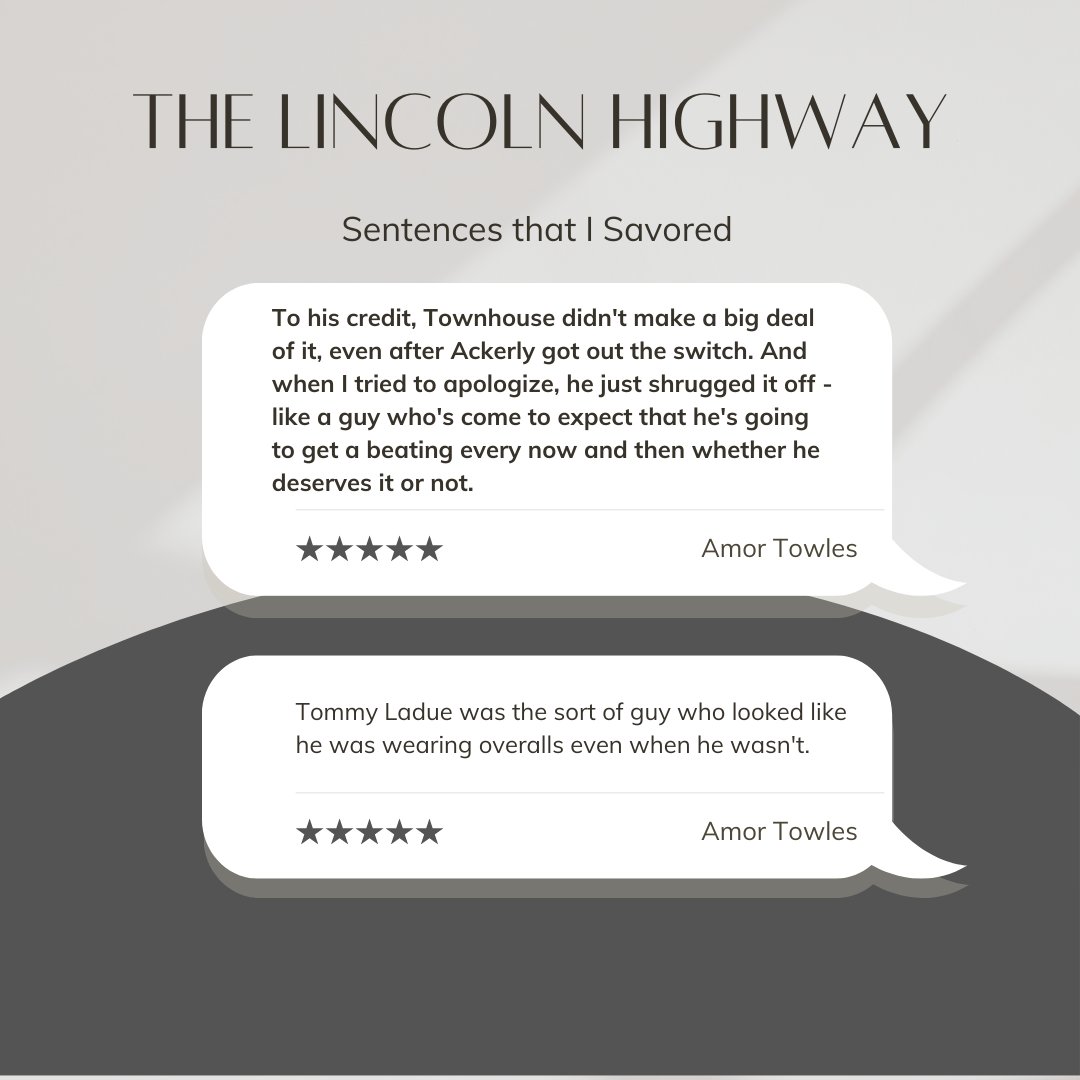 This is my airport read. It was too big to fit in my overstuffed cases so I carried it across 3 countries and would carry it across 3 more. It was just that good. There were so many sentences to savor but here are a couple I loved.
#bookstagram,#lincolnhighway, #amortowles