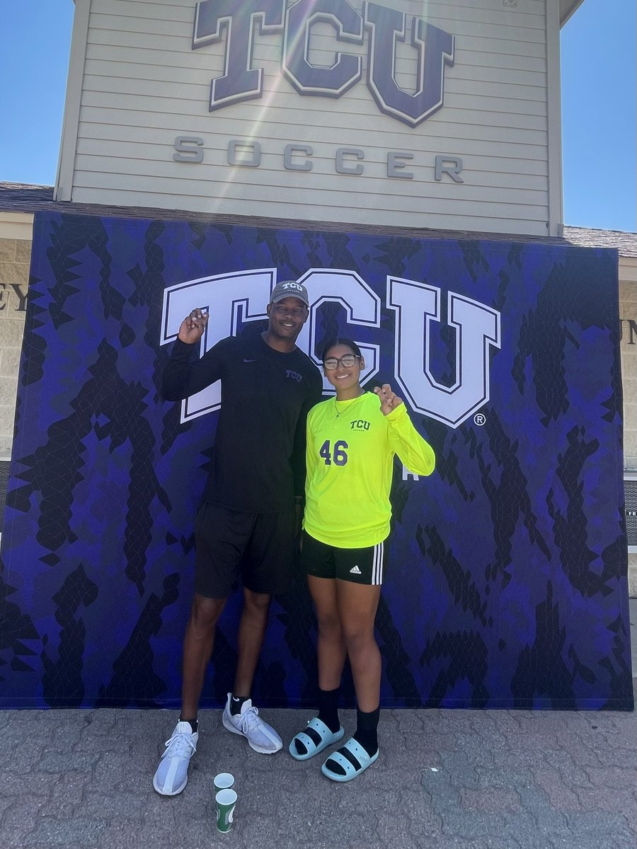 Thank you to @TCUSoccer for a great weekend at y’all’s ID camp. I had a great time getting a little piece of what TCU has to offer. Everything was amazing!