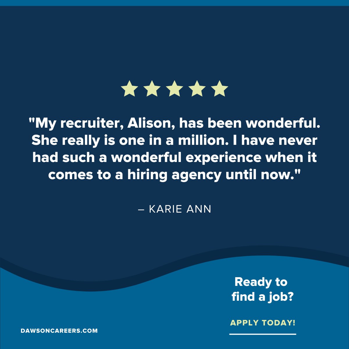 Shout out to Dawson's incredible Employment Expert, Alison! 🙌🏼🌟 Thank you for being a rockstar in the world of careers and for making a real difference in people's lives!

#employmentexpert #jobs #careergoals #dawsome