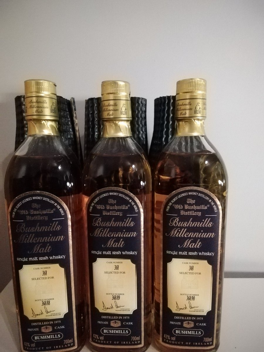 BushmillsM's tweet photo. @MickMaguire_ @thatsdramgood @whiskeytalk2U @Mik_da @Bill_Linnane @dramofthemonth @StillTripleDist @irishwhiskeybc @daveswhiskey @DavidMarra @Lynch_kinsale @BushmillsIRL https://t.co/qld1oqOLRo still have supply. https://t.co/BpFydk3MMM