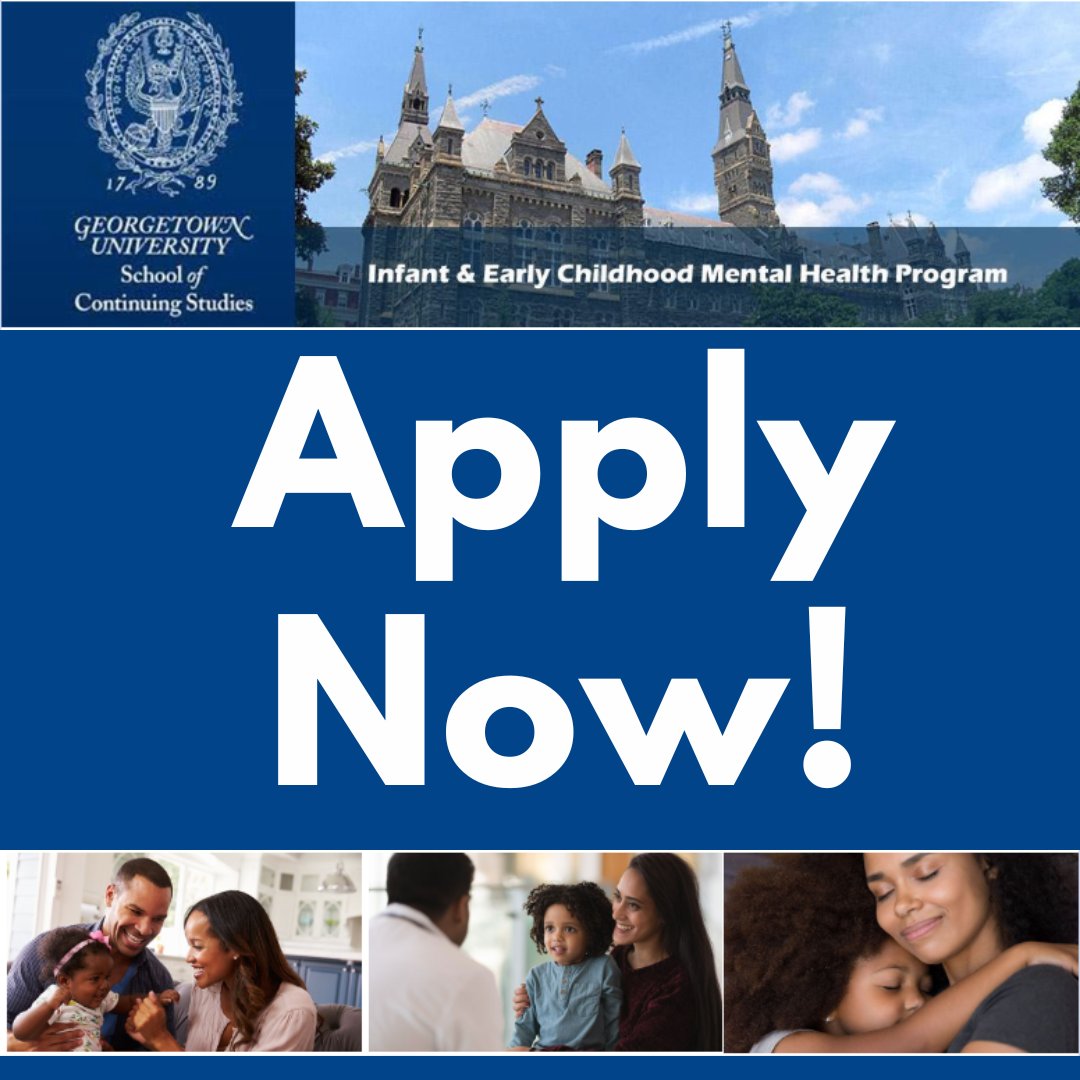 Apply by August 15th! The Infant Mental Health Program consists of three non-credit professional certificates. These certificates are targeted towards professional clinicians, consultants, and community health workers in the field of infant mental health. conta.cc/44H9e9p