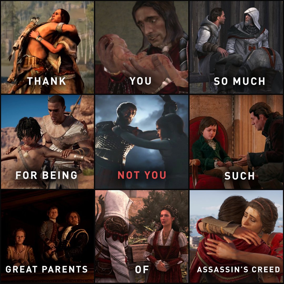 Happy #ParentsDay Assassins!

#AssassinsCreed