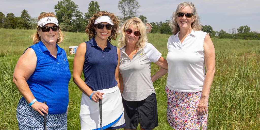 ChildrensSpecNJ's tweet photo. ⛳️Yesterday’s Annual Open was a success! Thank you to our sponsors and all participants for coming together for a great day of golf and raising nearly $300K! Special thanks to our guests of honor Isaac and Nikos and their families who shared their incredible stories. #CSHStrong💙 https://t.co/HNp1zk9YoZ