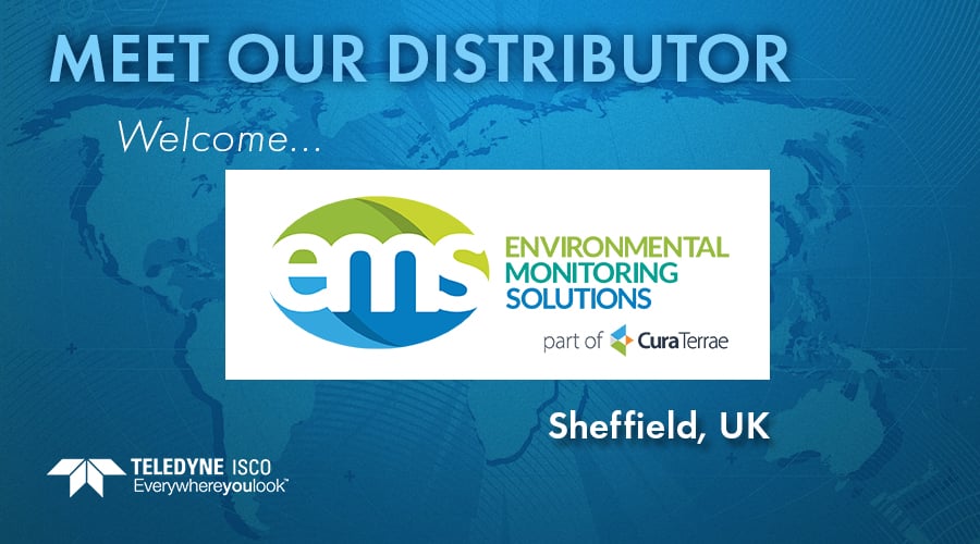 Welcome Environmental Monitoring Solutions (EMS), new distributor of Teledyne ISCO water and wastewater flowmeters and samplers in the U.K. EMS helps clients meet and maintain environmental compliance. Our shared objective: to take care of the Earth. hubs.la/Q01YS6Lh0.