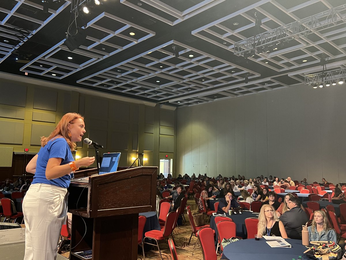 WVEducation's tweet photo. The @wvtoy Amber Nichols is leading an INVEST 2023 Educational Symposium session on writing utilizing the Science of Reading. We love seeing educators inspiring other educators! ππ
#WVEd #INVESTWVDE #ReadyReadWriteWV https://t.co/8YrnNugKsQ