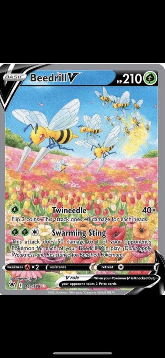 ASPDPerspective's tweet image. Giveaway! US/UK/CAN only!

Beedrill V Alternate Full Art NM ($20-$25 value)

➡️Just RT &amp;amp; Follow⬅️

Ends 08/01/23