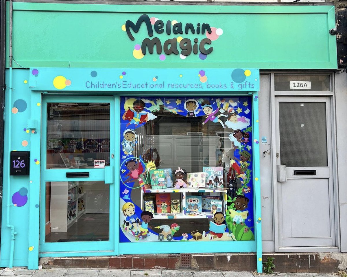DionneGrant's tweet photo. The founder of @wokebabiesuk, a monthly subscription box “filled with Black children’s books and activities”, has opened a bookstore in south London. Kelly-Jade Nicholls says Melanin Magic will be a “hub for children featuring great books, learning resources, and Black-owned brands”