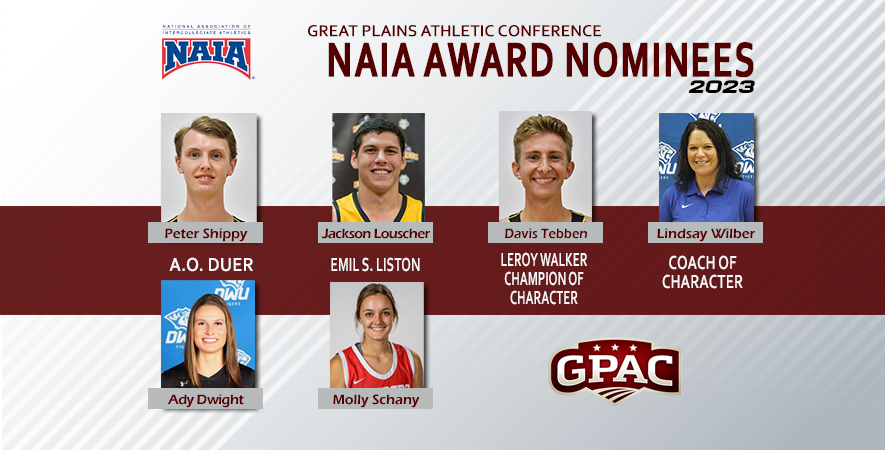 GPACSports's tweet photo. The GPAC has announced our 2023 NAIA National Award Nominees!  These nominees will move on to the @NAIA for national consideration.  NAIA National Awards Day is September 15.

Read More -> https://t.co/VfzeG6be66

#GPACNation https://t.co/Ruitv6P45V