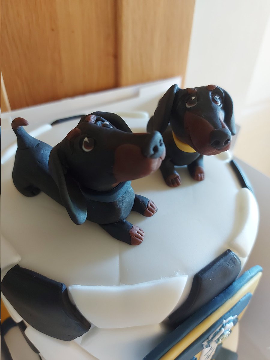 Camdragon's tweet photo. Fondant daschund, anyone?
#bethbakes https://t.co/CgXADLXMSz