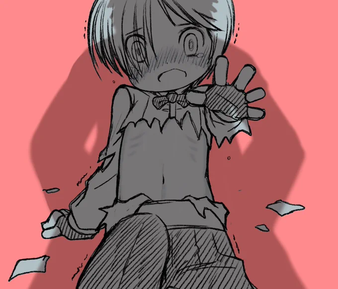 キングくんと遊んでたらついうっかり虎煌拳で服を破いちゃった。