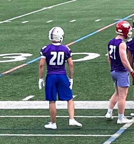 Swedish Family Member @sixten_8 attended a number of college football camps here ahead of his post graduate year with @Coach_Phelps11 at Salisbury School (CT) including a successful stop at @AmherstCollFB @TabyFlyers @GIfootballChris