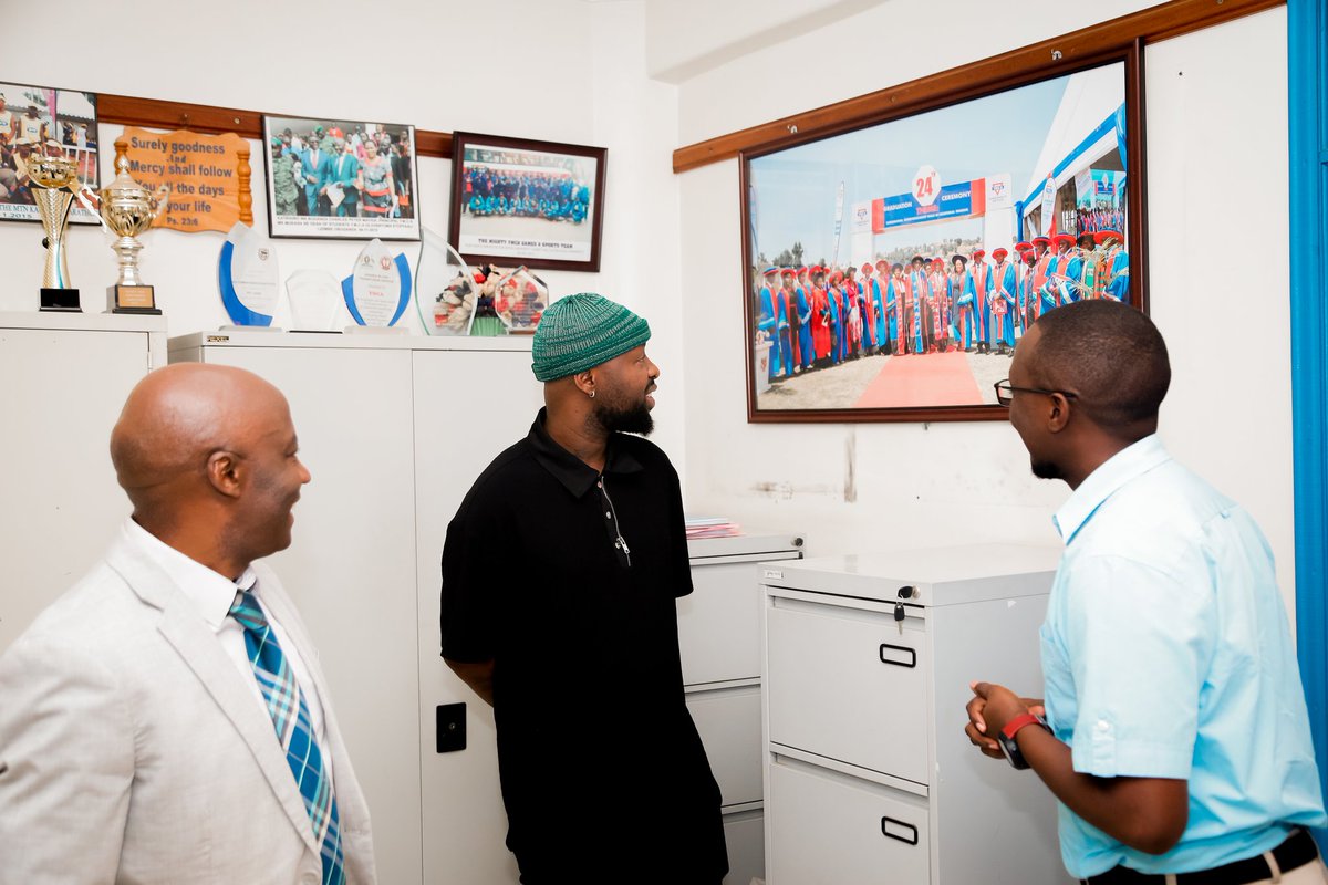 YmcaInstitute's tweet photo. #StudyAtYCI
Today our beloved Principal Dr. Herbert Mukasa met with .@eddykenzoficial C.E.O .@BigTalent_Ent Foundation on a dynamic partnership as well look to join forces in the field of sports and Arts. https://t.co/H5CS2GdvHD