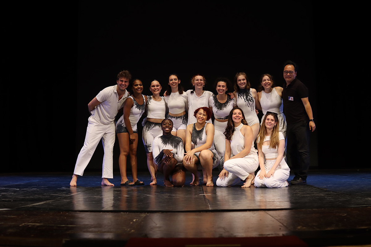 RiderUniversity's tweet photo. Our talented performing arts students lit up the stage at the Meeting of European Theatre Academies in Florence, Italy! Hosted by Accademia Teatrale Di Firenze, the conference brought together prestigious theatre arts institutions for groundbreaking workshops and performances.🎭 https://t.co/EMoKvS8L6t