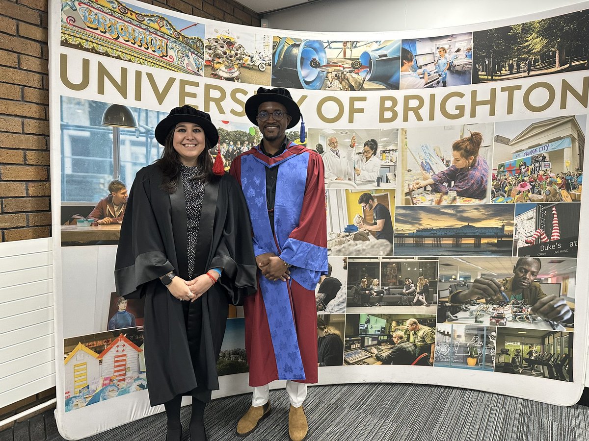 Awards Ceremony at the University of Brighton today @uniofbrighton 

I have the privilege of serving as a steward to assist graduates in finding their seats. Gown up with Bayode! 

#BrightonEffect #Graduation2023