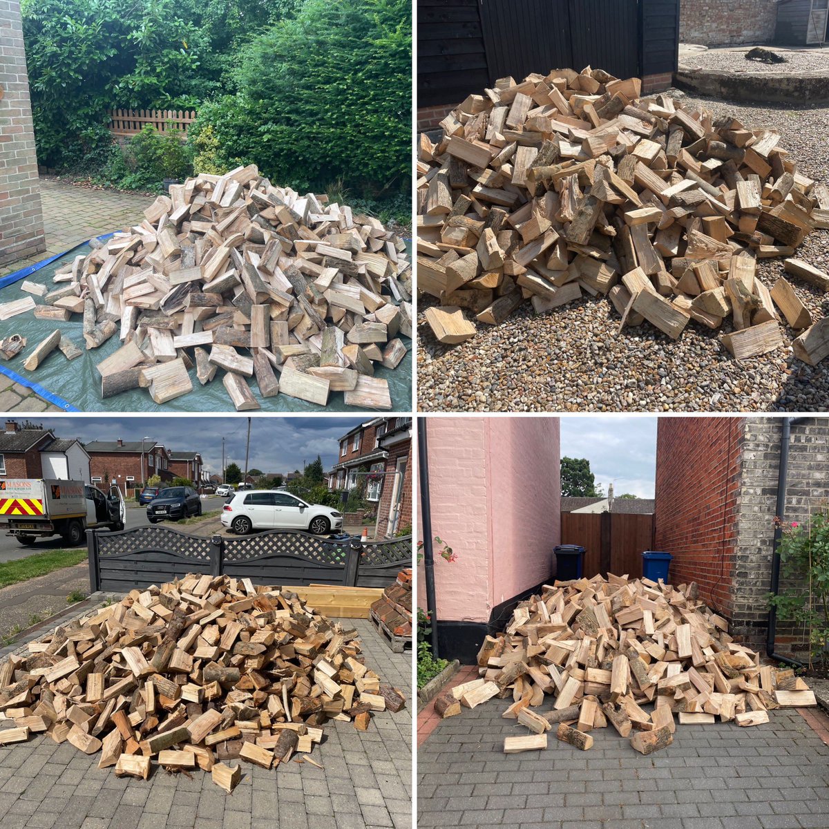 MasonsTree's tweet image. Log 🪵 deliveries 🚚 today today #MarksTey, #GreatHolland, #Wivenhoe &amp;amp; #Ipswich 🔥